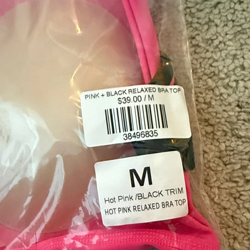 Pink Sports Bra - Picture 2 of 3